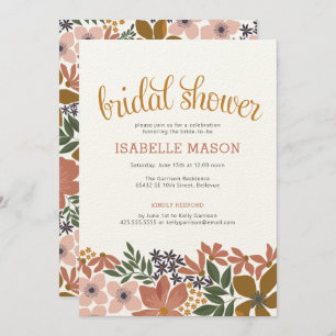 Invitation September Blumendusche