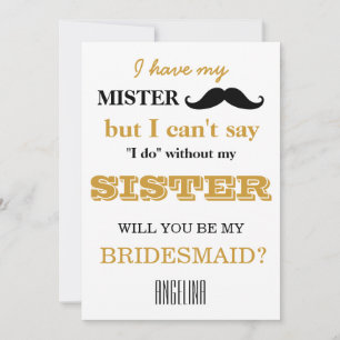 Invitation Seras-tu ma femme de ménage ?