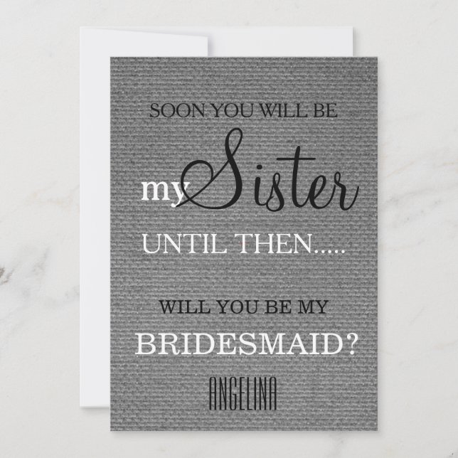 Invitation Seras-tu ma femme de ménage ? (Devant)