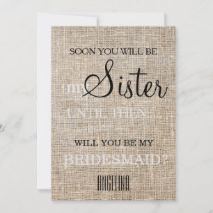 Invitation Seras-tu ma femme de ménage ?