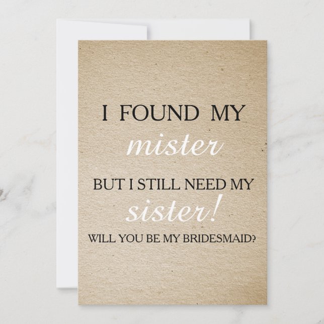 Invitation Seras-tu ma femme de ménage ? (Devant)