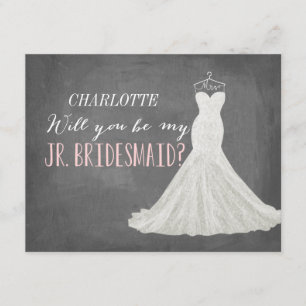 Invitation Seras-Tu Ma Jeune Femme D'Accueil Bridesmaid