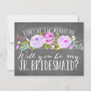 Invitation Seras-Tu Ma Jeune Femme D'Accueil Bridesmaid