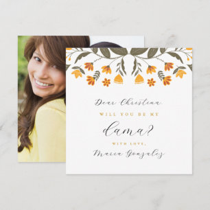 Invitation Seras-tu ma proposition Dama Quinceanera Photo