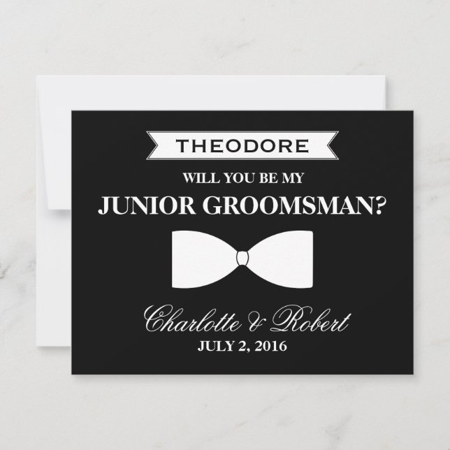 Invitation Seras-tu mon meilleur homme ? | Groomsman (Devant)