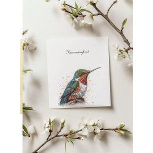 Invitation Serenade de colibri bijou, personnalisé