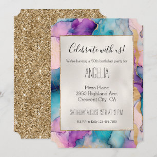 Invitation Serendipity Crystal Blue