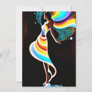 Invitation Sérénité arc-en-ciel