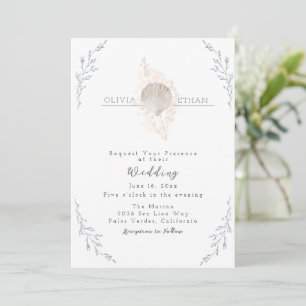 Invitation Sérénité par le Mariage de la mer
