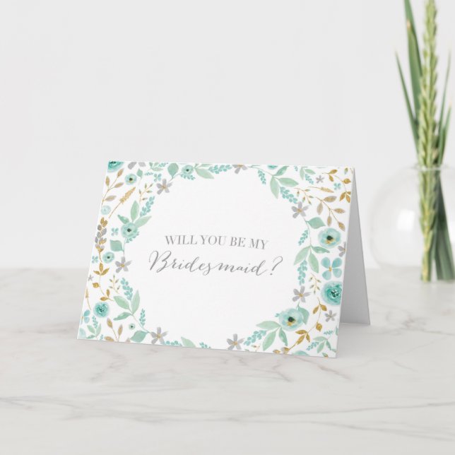 Invitation Serez-vous ma demoiselle d'honneur ? (Devant)