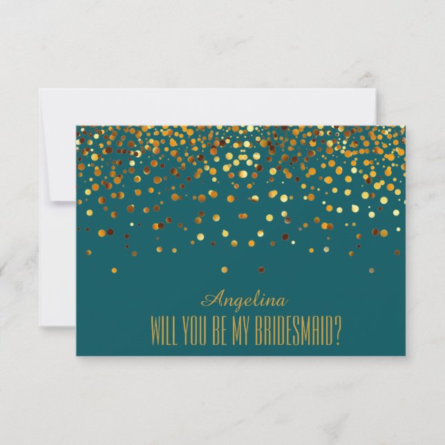 Invitation Serez-vous ma demoiselle d'honneur ? (Devant)