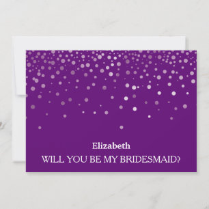 Invitation Serez-vous ma demoiselle d'honneur ?