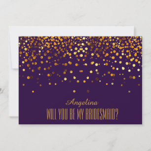 Invitation Serez-vous ma demoiselle d'honneur ?