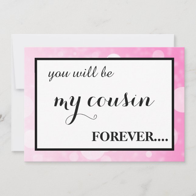 Invitation Serez-vous ma demoiselle d'honneur junior ? (Devant)