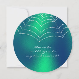 Invitation Serez-Vous Ma Femme D'Accueil Copper Green Dewy We