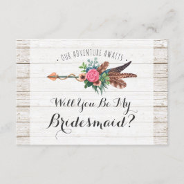 Invitation Serez-Vous Ma Femme D'Accueil ? Mariage bohème rus