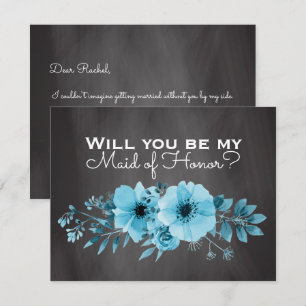 Invitation Serez-vous ma servante d'honneur ?   Maid of Honor