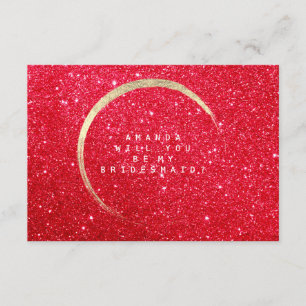 Invitation Serez-Vous Mon Femme D'Accueil Parties scintillant