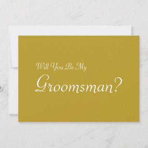 Invitation Serez-Vous Mon Groomage ?