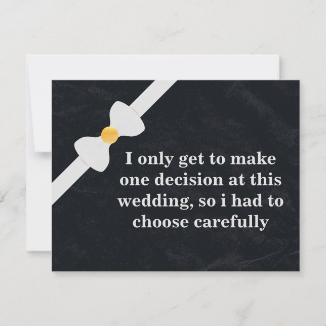 Invitation Serez-vous mon Groomsman ? (Devant)