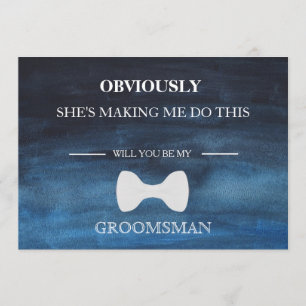 Invitation Serez-Vous Mon Groomsman ?