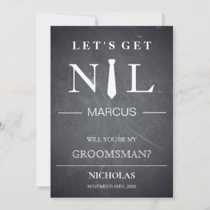 Invitation Serez-Vous Mon Groomsman ?