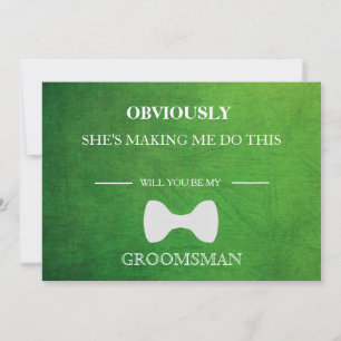 Invitation Serez-Vous Mon Groomsman ?