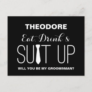 Invitation Serez-vous mon Groomsman ?   Groomsmen