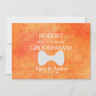 Invitation Serez-vous mon Groomsman ? Proposition