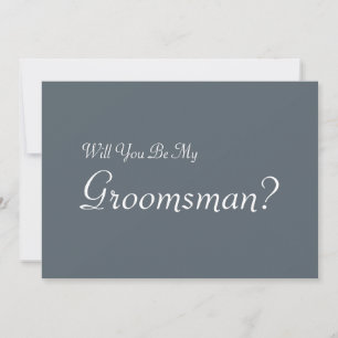 Invitation Serez-Vous Mon Groomte ?