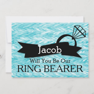 Invitation Serez-Vous Notre Porteur De Bague ?