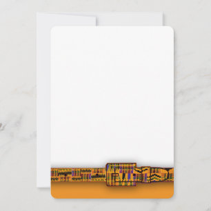Invitation Série d'invitations Kente