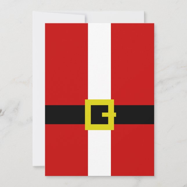 Invitation Série Père Noël (Devant)