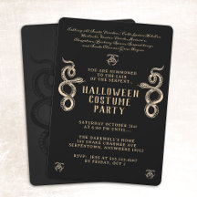 Serpent Adult Halloween Party Noir
