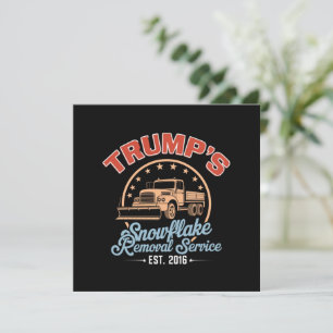 Invitation Service de déneigement de Trump Trump 2024 