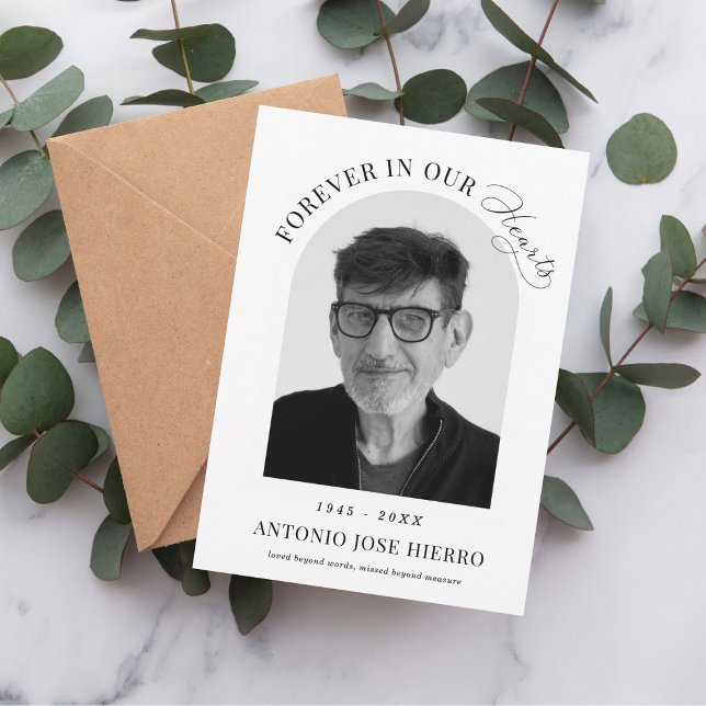 Invitation Service Mémorial Imprimé Ou Numérique (Créateur téléchargé)