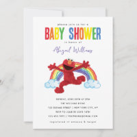 Sesame Street - Baby shower Elmo Rainbow