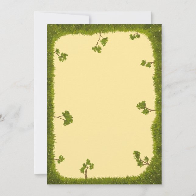 Invitation Sesame Street - Big bird (Dos)