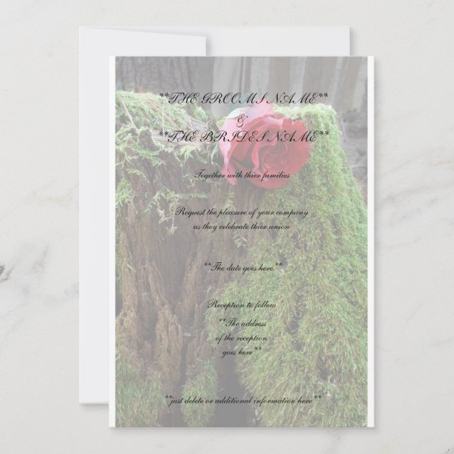 Invitation S'est levé (Devant)