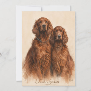Invitation  Setter Irlandais  