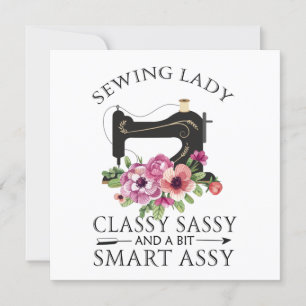 Invitation Sewing Lady Class Sassy And A Bit Smart Assy