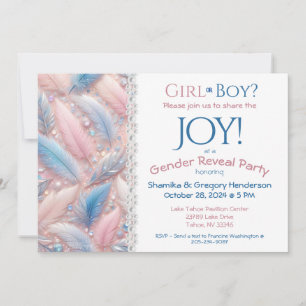 Invitation Sexe Révéler Élégante Peau rose et bleue