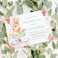 Shabby Chic Bunny Baby shower Tea Party
