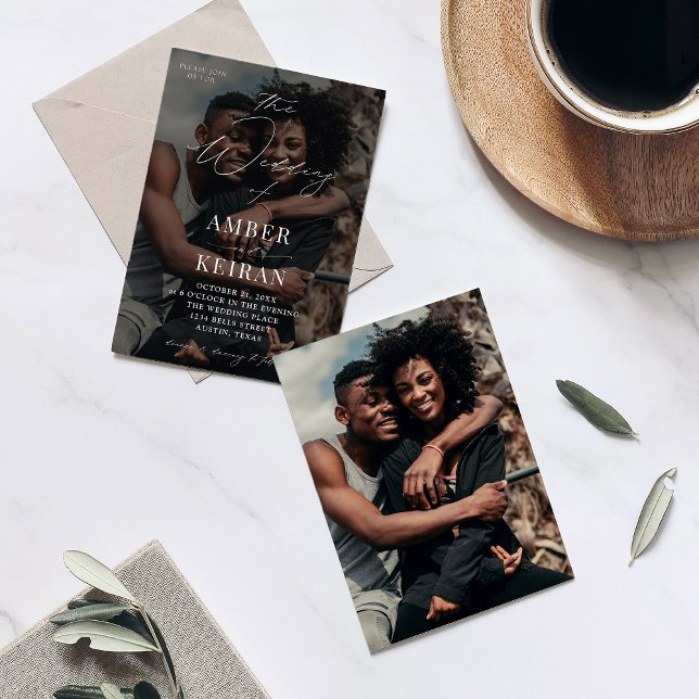 Invitation Shades - Mariage photo (Créateur téléchargé)