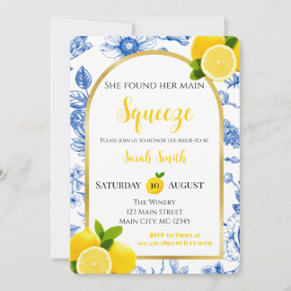 Invitation She Found Her Main Squeeze Bridal Shower