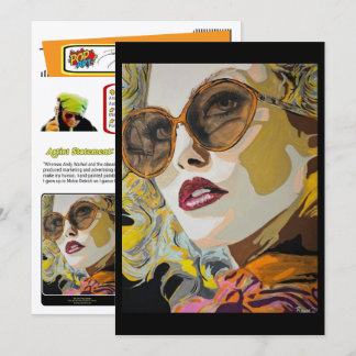Invitation She Likes Pina Coladas Painting Small-Scale Print 