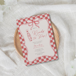 Invitation She’s ready to pop baby shower