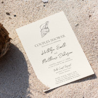 Shell Beach Ocean Mariage Couples douche