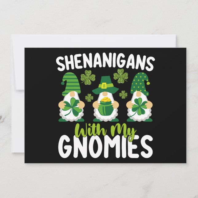 Invitation Shenanigans with My Gnome Gnome St Patrick's Day (Devant)