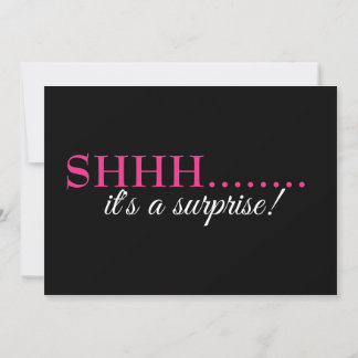 Invitation Shhh Surprise Seventieth 70e fête d'anniversaire